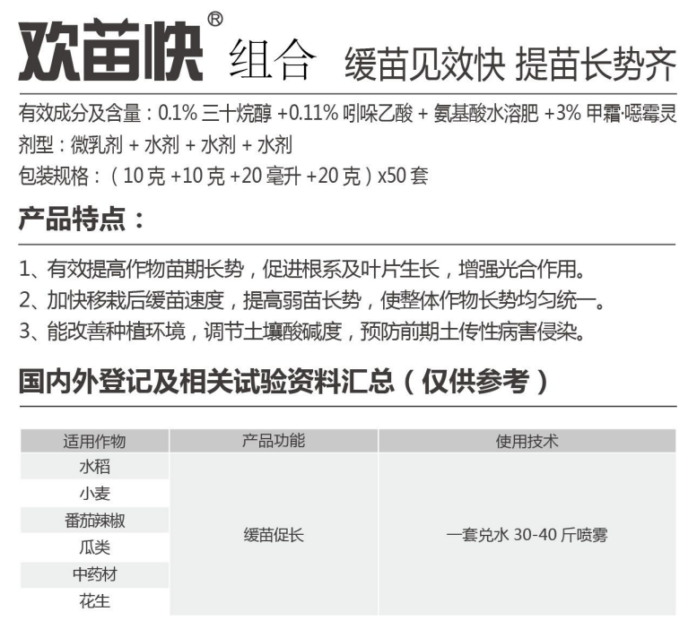 欢苗快组合